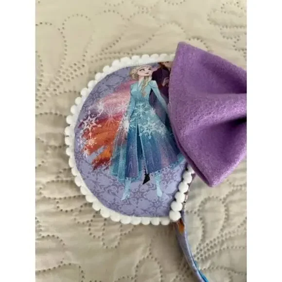 Disney Frozen Anna Elsa Handmade Minnie Ears - Picture 3 of 5